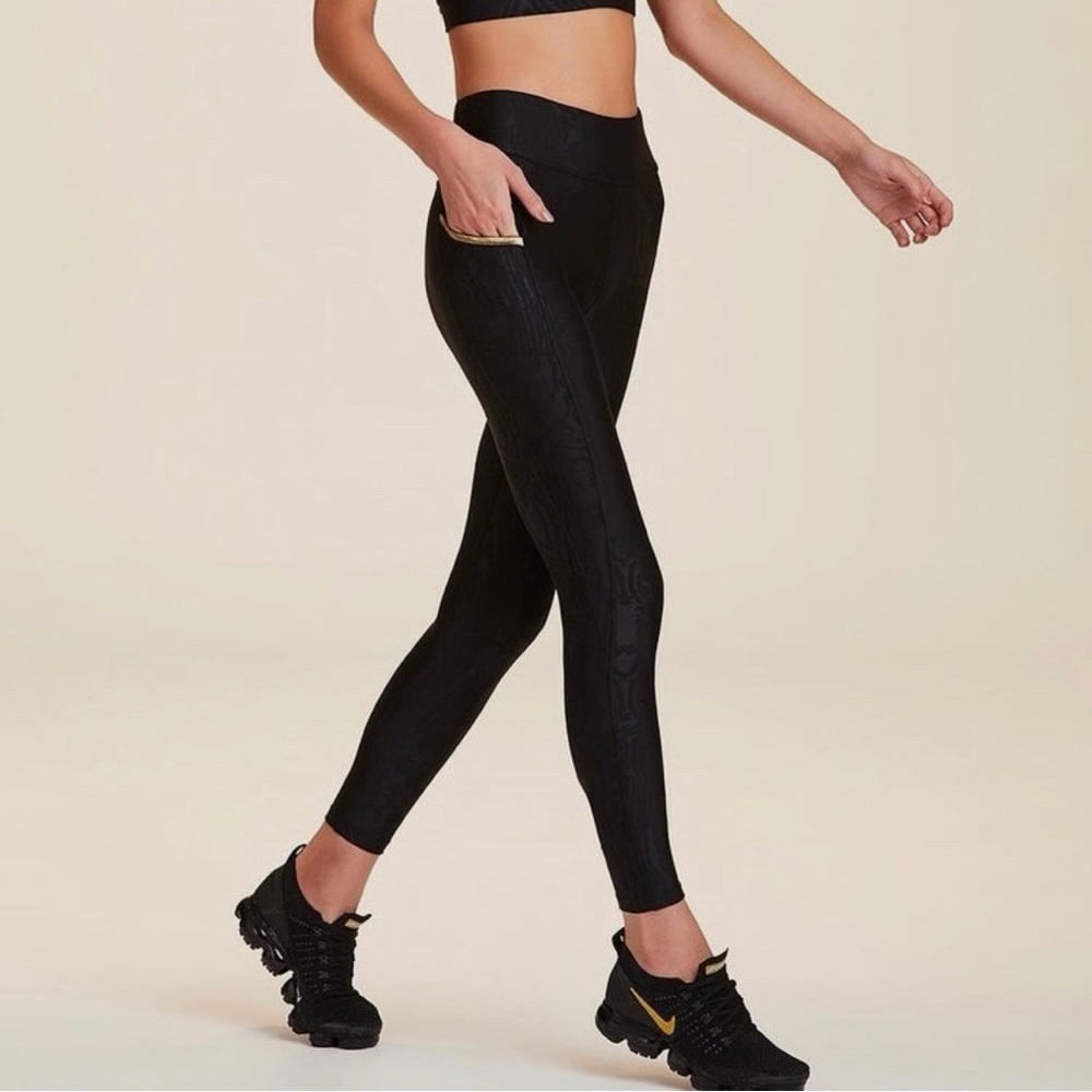 Alala Jet Black Performance Leggings